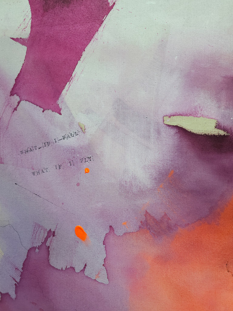 What if I fall? What if I fly? Moderne Kunst von Alexandra Wolf, Studio Froilein Juno