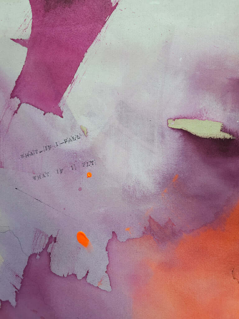 What if I fall? What if I fly? Moderne Kunst von Alexandra Wolf, Studio Froilein Juno