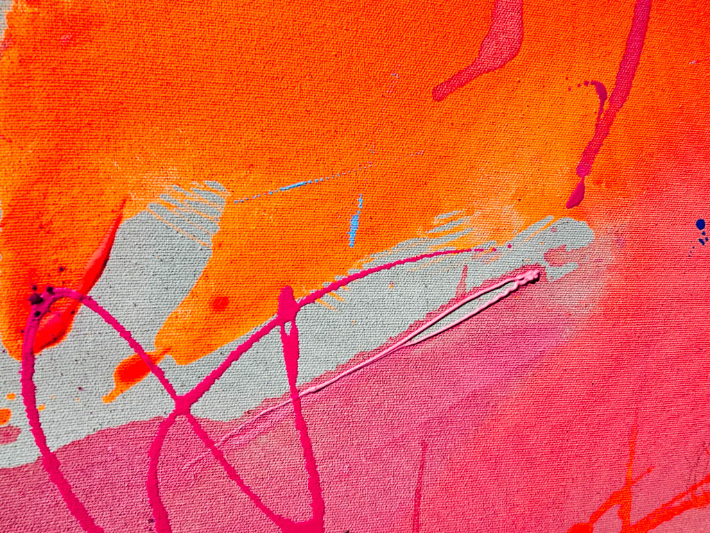 Details Acryl auf Leinwand zeitgenössische Kunst
