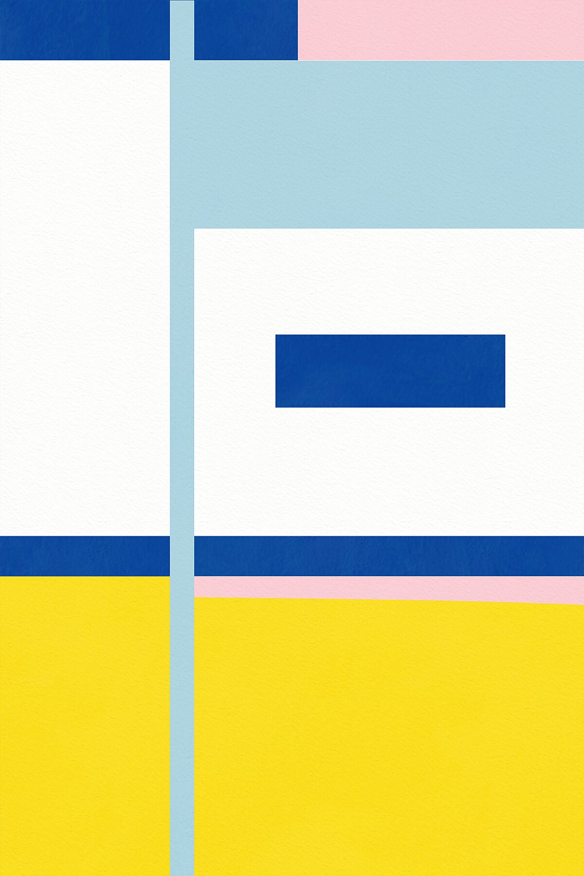 Mia no.3 Kunstdruck - Geometrische abstrakte Wandkunst - Sommer inspirierte Farben - Modern Home Decor“