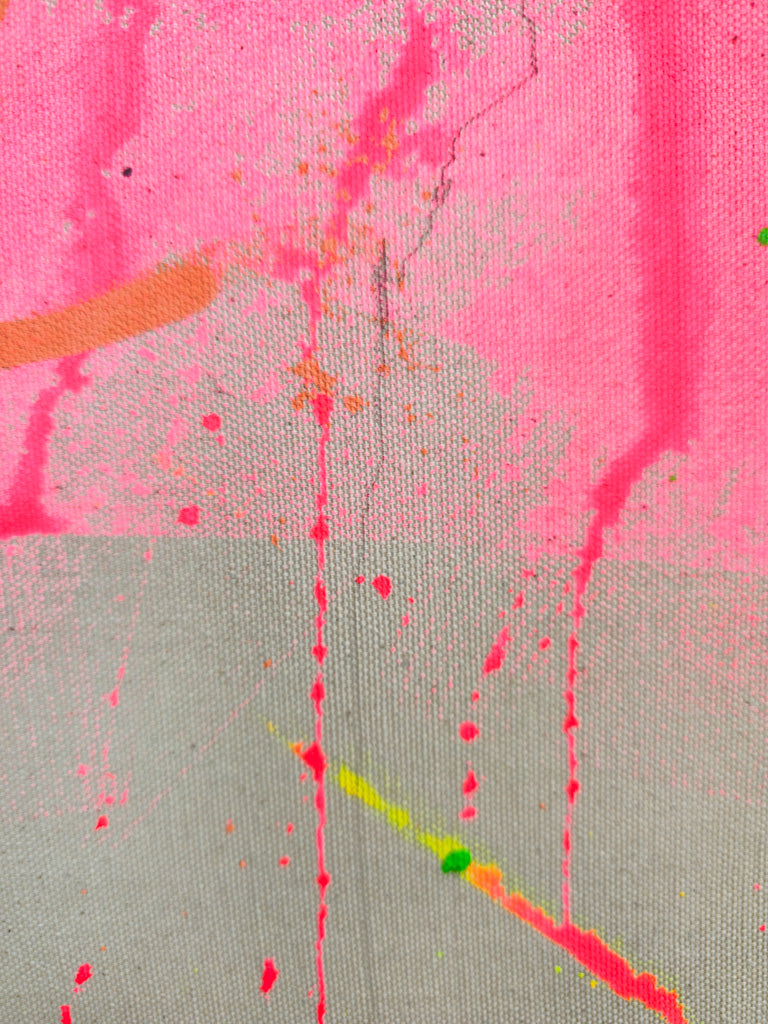"The dance"; Original mixed media Kunstwerk auf Leinwand