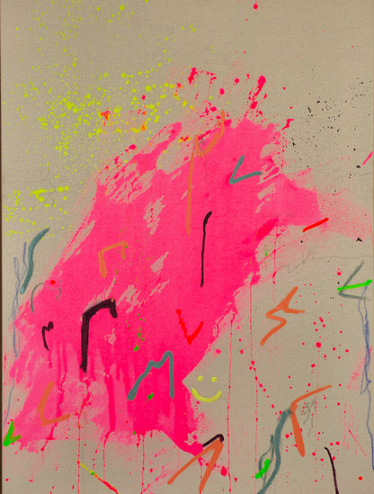"The dance"; Original mixed media Kunstwerk auf Leinwand