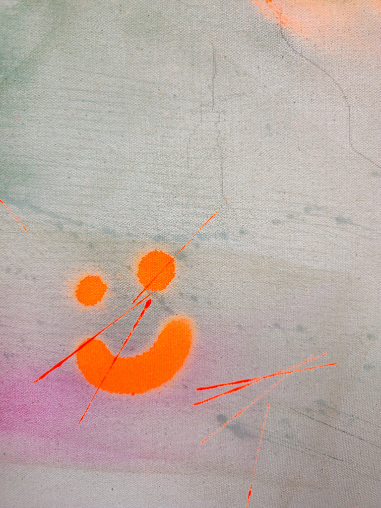 "The hardest love"; Original mixed media artwork on canvas