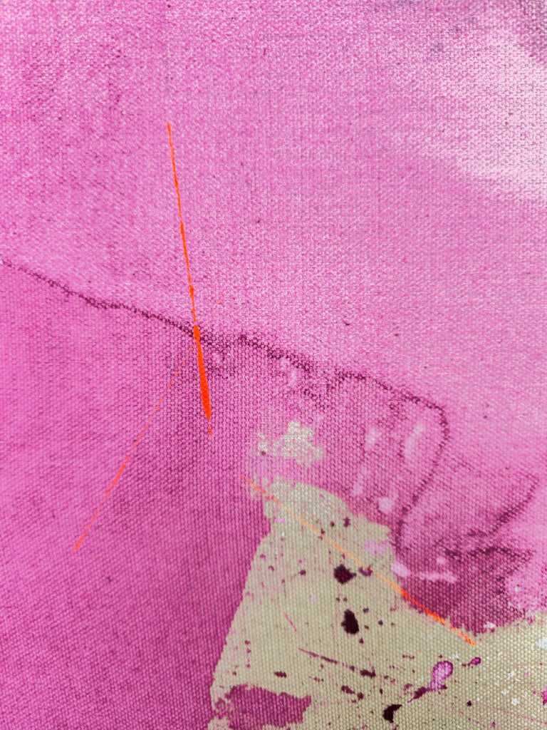 "The hardest love"; Original mixed media artwork on canvas