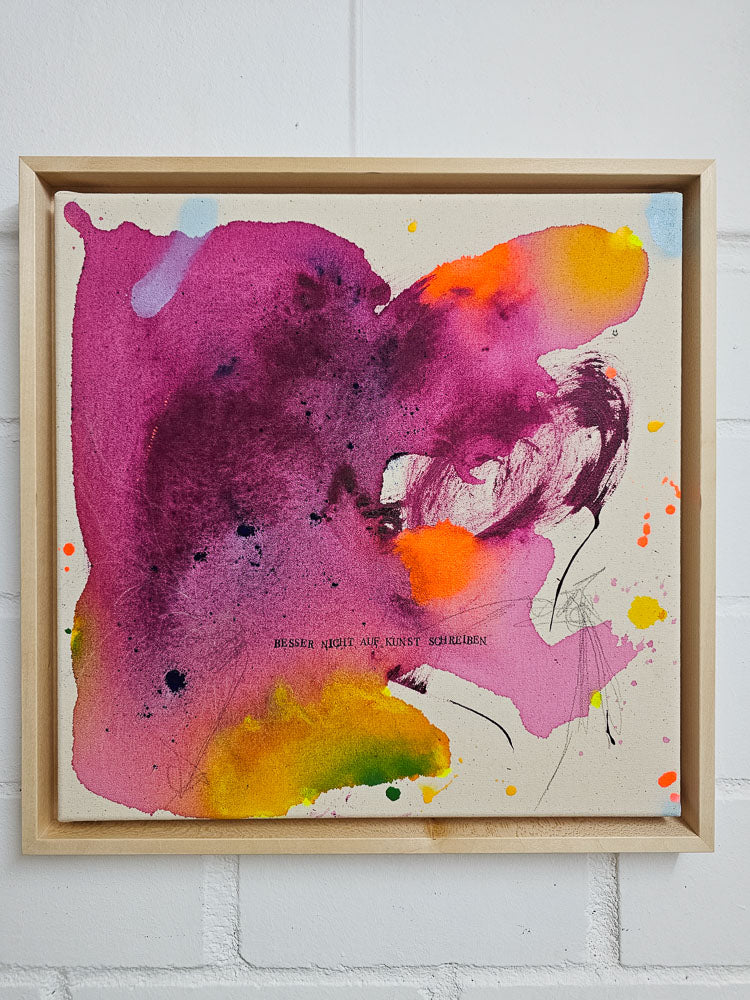 Besser nicht auf Kunst schreiben no.1
