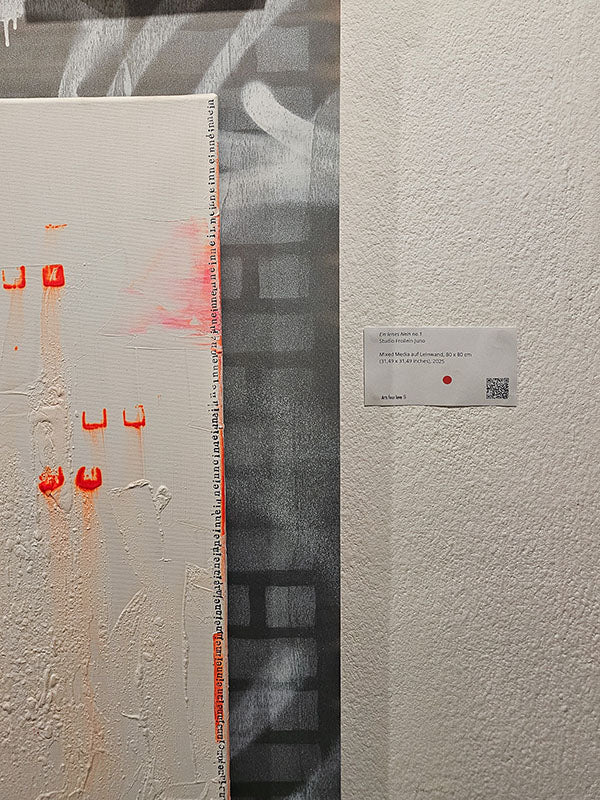 Ausstellungen StudioFroileinJuno abstrakte Kunst Arts four love Bonn Brotfabrik