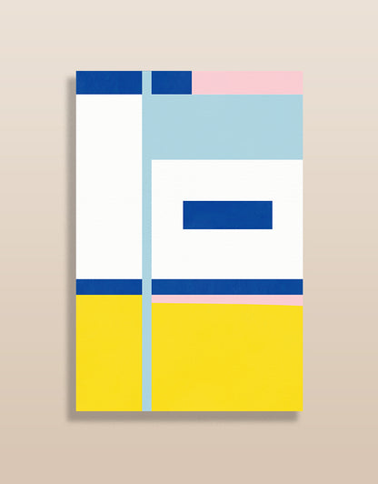 Mia no.3 Kunstdruck - Geometrische abstrakte Wandkunst - Sommer inspirierte Farben - Modern Home Decor“ von Alexandra Wolf 