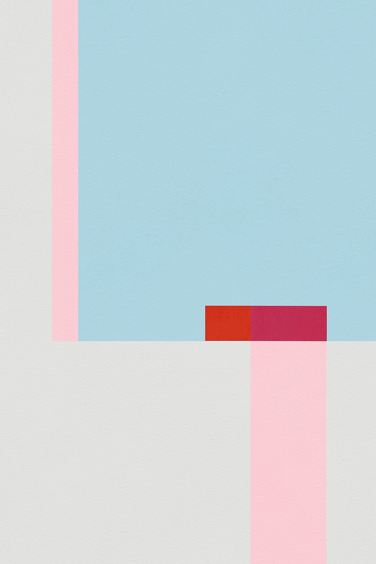 Mia no.8 Museum quality giclée Art Print - Minimalist Geometric Wall Art - Soft Colors and Bold Shapes - Modern Home Decor