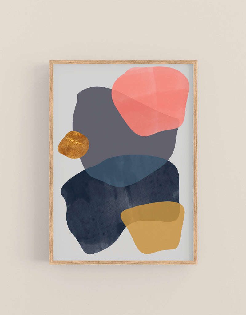 Artprint Greta no.6 by Froilein Juno framed hanging on the wall